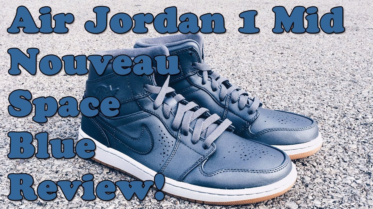 air jordan 1 mid nouveau space blue