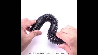 Pvc Corrugated Black Flexible Ducting Hose - Auto Silicone Hoses