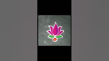 easy rangoli designs for diwali|new rangoli designs 2024|#viralvideo #trending