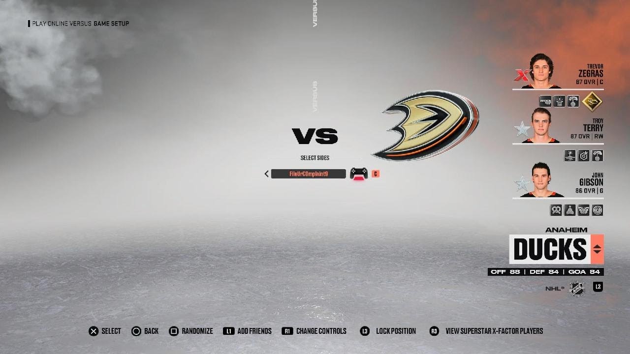 NHL 23 (PS5) 4K GAMEPLAY ANAHIEM MIGHTY DUCKS