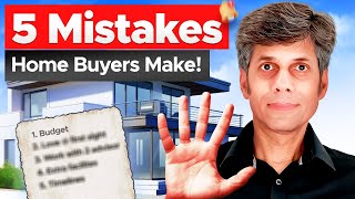 5 Costly Mistakes Homebuyers Make | Home buying checklist | Vikas Bansal #realestate