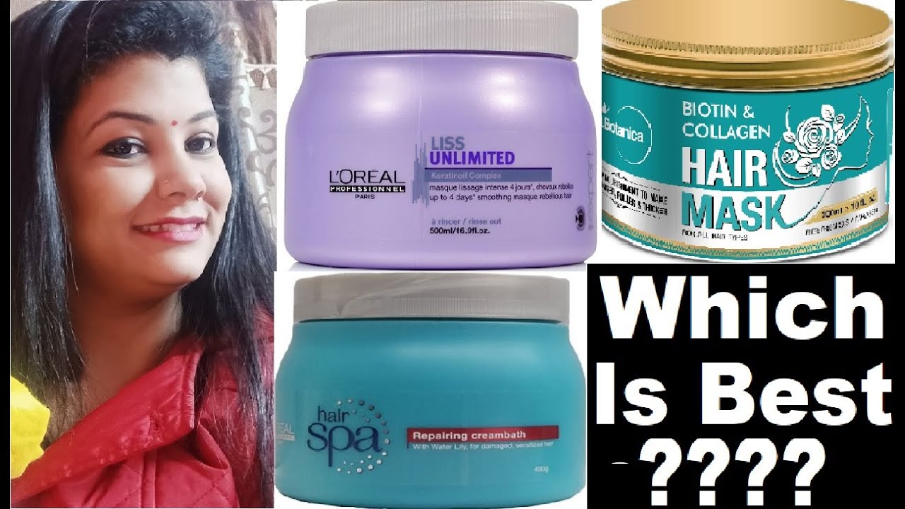 😎BEST HAIR SPA CREAMS FOR DAMAGED AND DRY HAIR IN INDIA🥰😍 - YouTube
