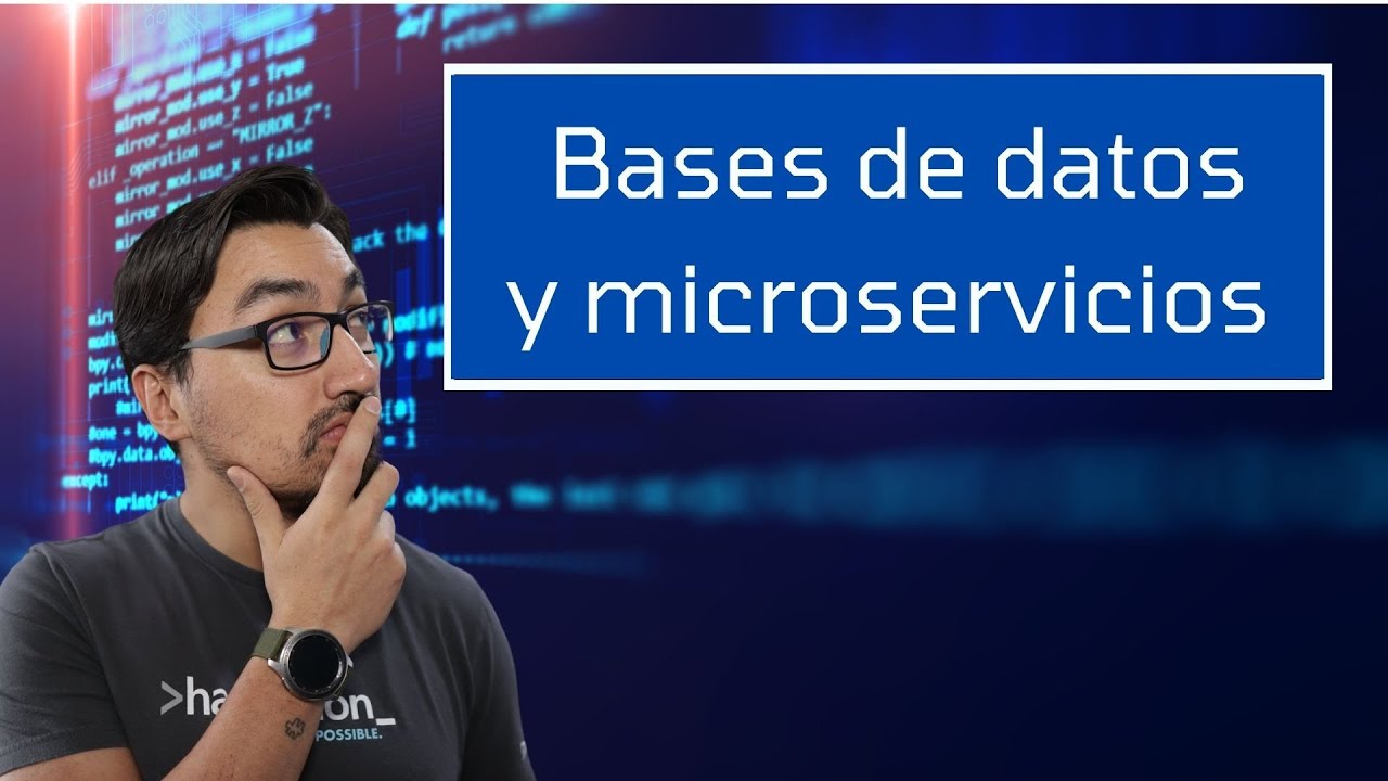 ¿Cómo interactúan tus microservicios con tus bases de datos? - YouTube