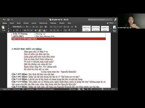 Video Đọc hiểu thơ Đường luật (Thu ẩm - Nguyễn Khuyến) - youtube