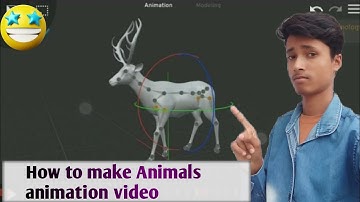 Deer Animation video || hindi tutorial || prisma 3D tutorial || black youtuber