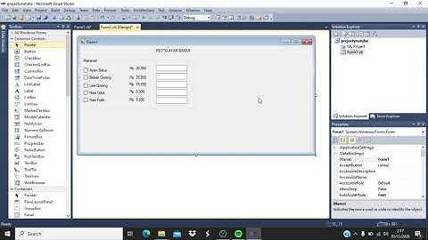 Visual Studio 2010 | Program sederhana Aplikasi Kasir Resto