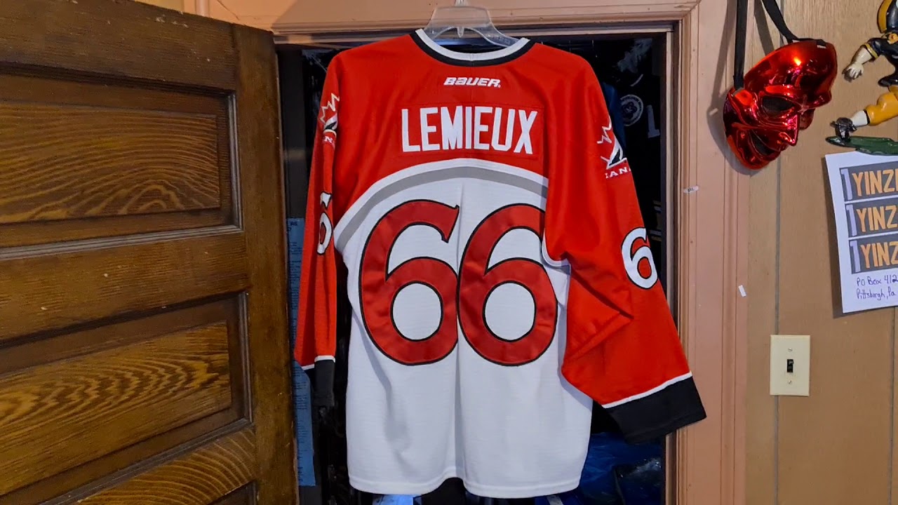 Mario Lemieux 66 Canada Hockey Jersey