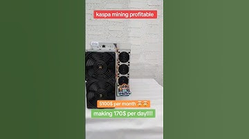 Kaspa Mining Profitable | Making 170$ per Day | Make 5100$ per month with Kaspa Mining #shorts