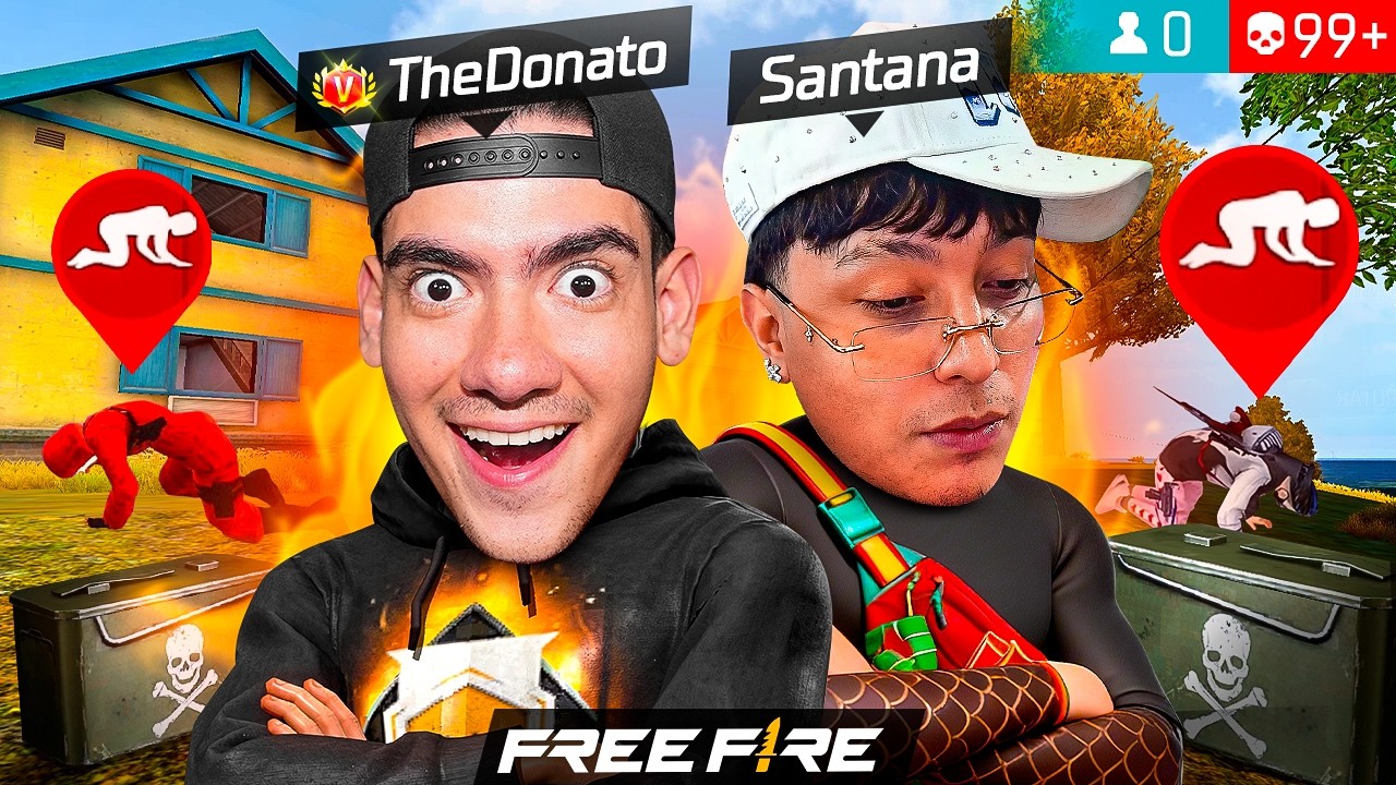 DONATO Y SANTANA JUNTOS EN FREE FIRE POR PRIMERA VEZ !! ¿ Y TODO QUE ?