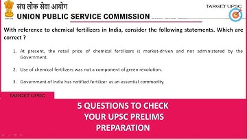 17th June 2021 Mock Questions for UPSC Prelims | Useful for all Competitive Exams