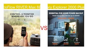 EcoFlow RIVER Max 600 vs Jackery Explorer 2000 Plus Max: Best Solar Power Stations for Outdoor Use