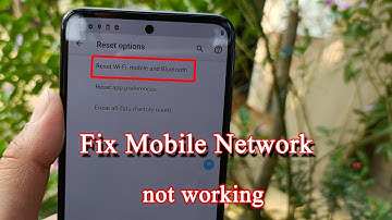 How to fix network not working on moto g31