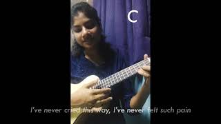 Video thumbnail of "I Lift My Eyes - I Am They (Cover) | Selina William | With Ukulele Chords"