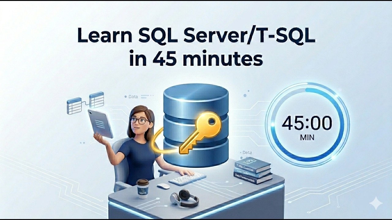 SQL Server tutorial | SQL Server free training | Learn T-SQL | Basics ...