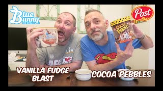 Post Cocoa Pebbles & Blue Bunny Vanilla Fudge Blast Ice Cream Review!