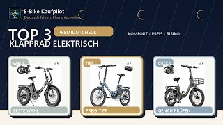 FALTBARE E-BIKES 2026: VERGLEICH & KAUFEMPFEHLUNG FÜR PENDLER