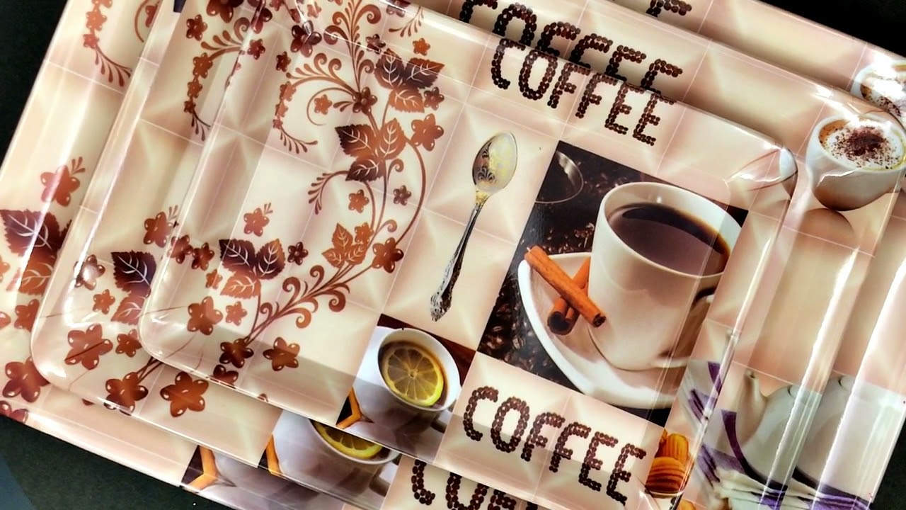 Teaser of Melamine Serving Trays │  Varni Tableware│ Set of 3