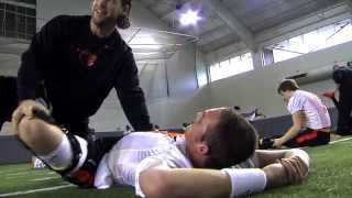 2014 Spring Football: Mannion mic'd up + GoPro