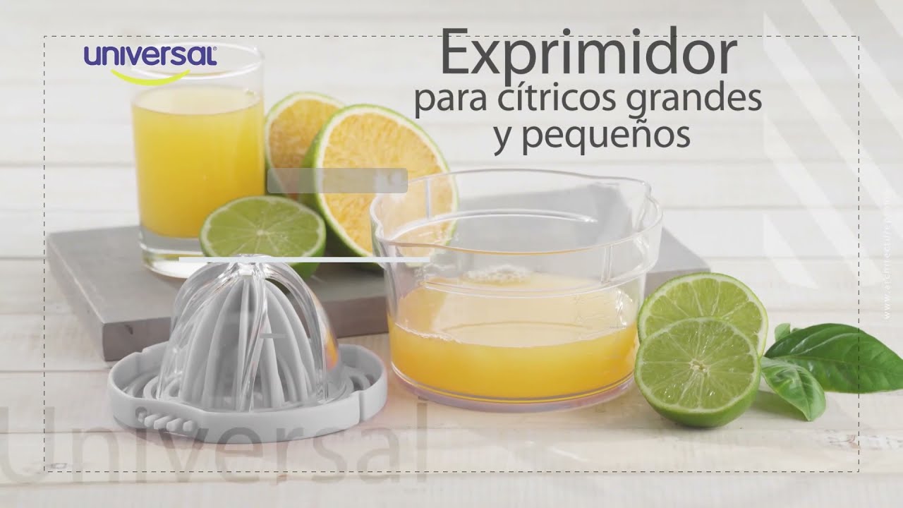 Exprimidor manual CITRUS de Hogar Universal: 4 funciones en 1 - YouTube