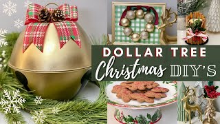 *NEW* DOLLAR TREE CHRISTMAS DIYs | Easy High End Christmas Decor | Best Christmas DIY Hacks 2023