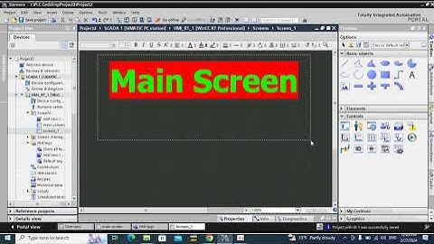 5  SCADA system Multi Screen using Siemens TIA Portal V16