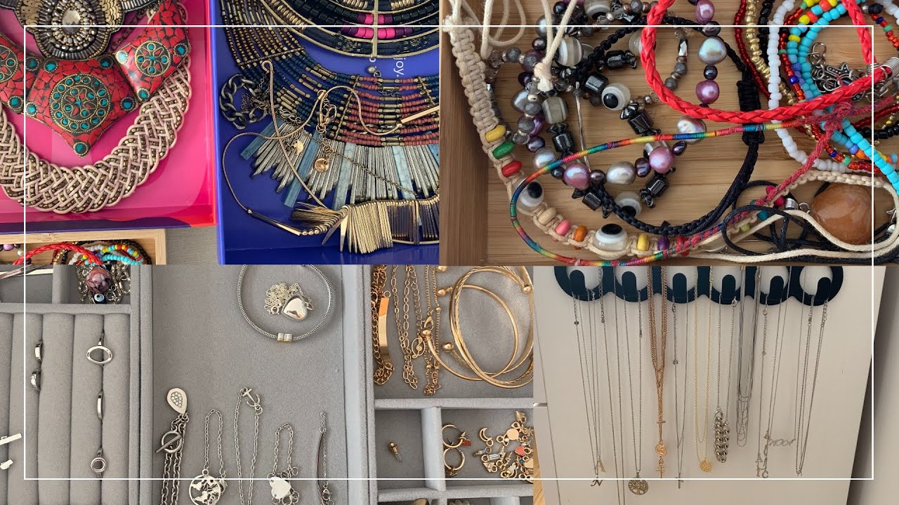 MI COLECCIÓN DE BISUTERÍA: Como lo tengo organizado todo; collares, pulseras, anillos, pendientes...