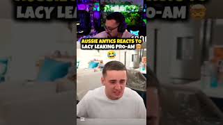 Aussie Antics Reacts to Lacy LEAKING Pro-AM… 🤯 | #Shorts #Fortnite #Clix #fypシ゚viral