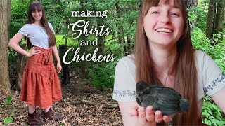 Make it Better: Designing 3 simple linen skirts for my body type (+ a very long chicken update 🐣)