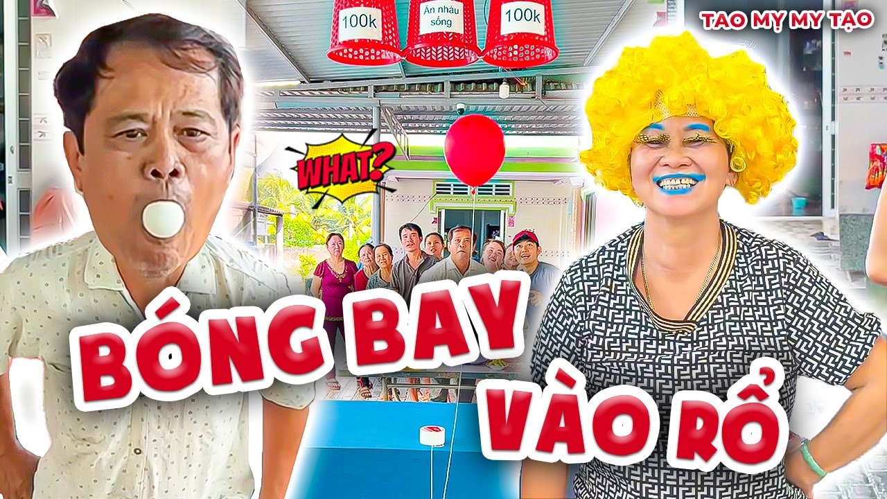 Cười Nghiêng Ngả Với Trò Ném Bóng Bay Vui Nhộn | Tao Mỵ My Tạo