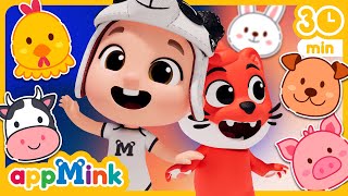 🐾🐰🎶 How The Animals Do?🐶🐱 Animals Dance Compilation! 🐭🎵🐾 #appmink #nurseryrhymes #kidssong