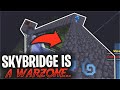 MY SKYBRIDGE IS A WARZONE... LIVING IN A SKYBRIDGE #3 | Minecraft HCF