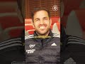 Quickfire questions with Cesc Fabregas