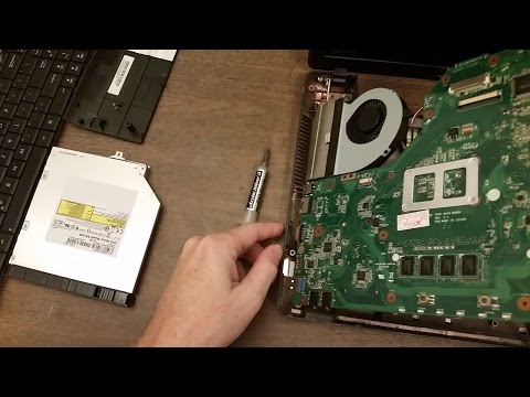 Replacing The DC Jack And Then Motherboard On A Asus X54C Laptop