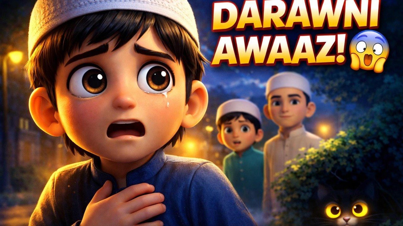 Raat Ko Ajeeb Awaaz… Hamza Dar Gaya! 😱| 3D Islamic Cartoon | 3D Cartoon ...