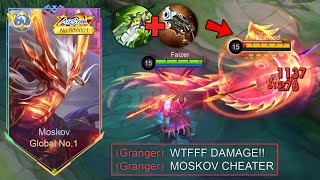 WHEN TOP 1 GLOBAL MOSKOV ABUSING TOO MUCH MULTIPLE DAMAGE!!🔥 | THEY THINK I'M USING CHEAT ☠️