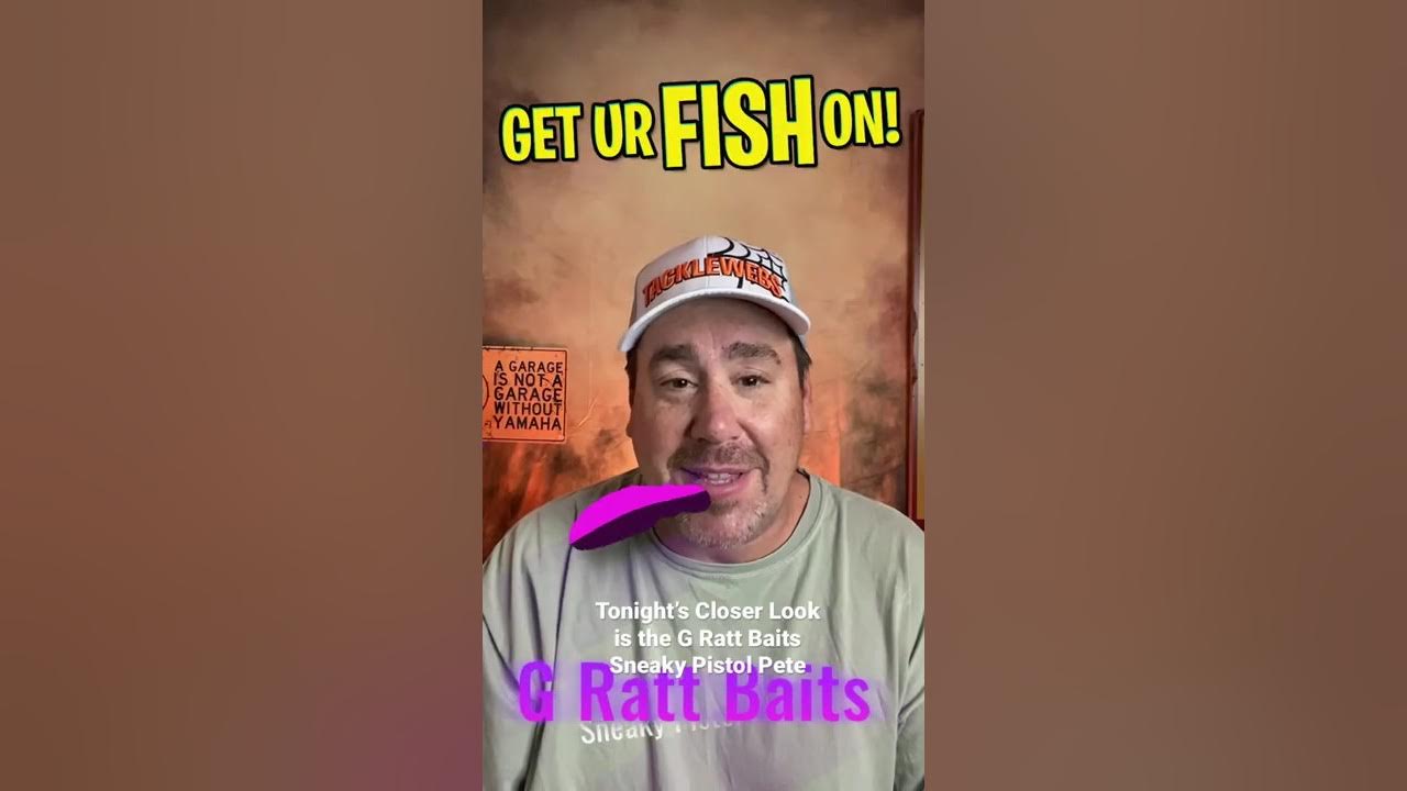 ICAST 2019 Videos - New G-Ratt Baits Sneaky Pete Glide Bait Pistol Pete