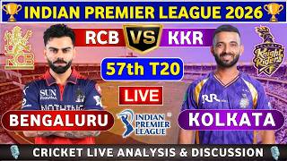 Kolkata Knight Riders vs Royal Challengers Bengaluru, 57th T20 Live Cricket Match Today KKR vs RCB screenshot 2