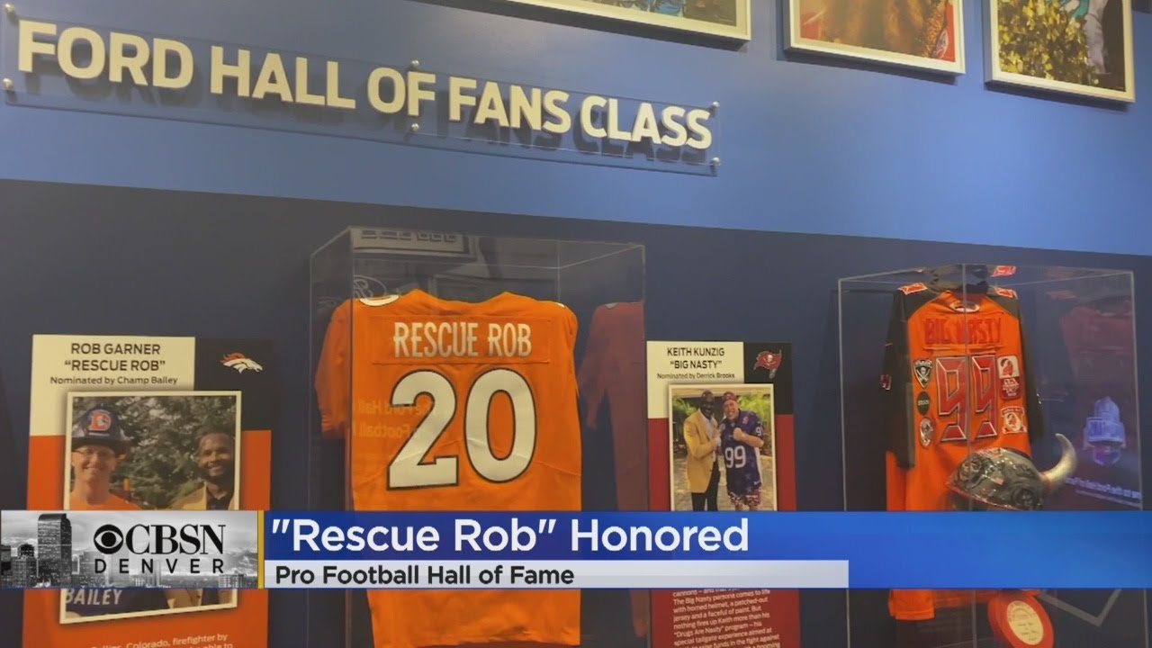 Broncos Fan 'Rescue Rob' Is Now Part Of The Pro Football Hall Of