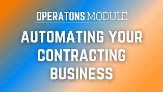 See Consulting4Contractors' Operations Module In Action!