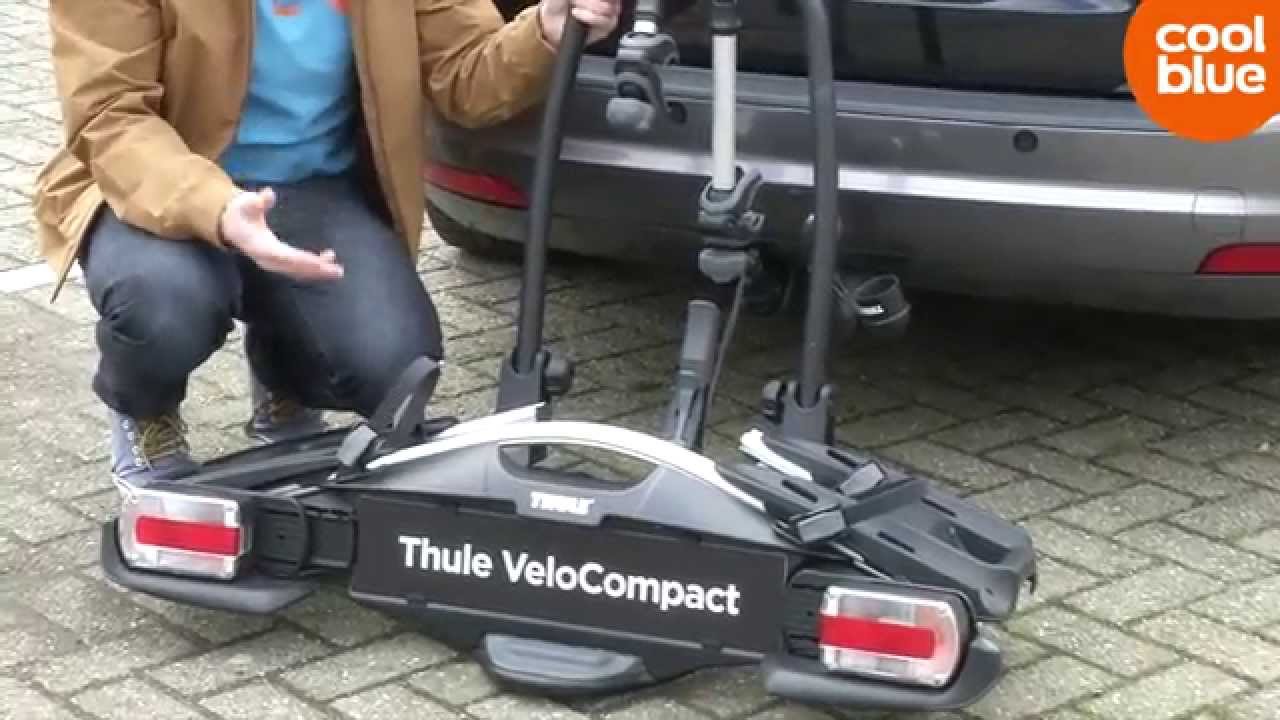 Stroomopwaarts door elkaar haspelen zweer Thule Velocompact fietsdrager productvideo (NL/BE) - YouTube