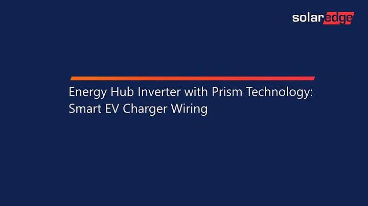 SolarEdge Home Hub Inverter with Prism Technology: EV Charger Wiring