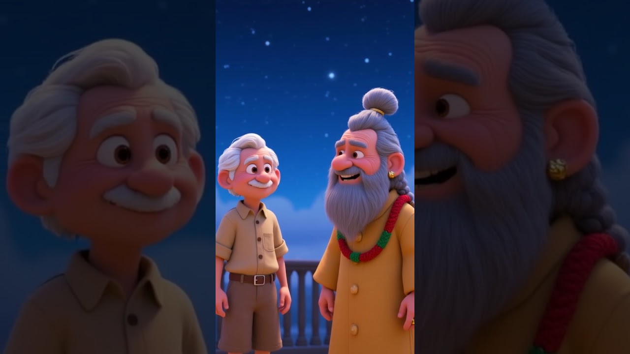 चाँद के साथ रातभर खेलने वाला बच्चा सीखता है कि समय पर आराम करना कितना ज़रूरी है #shorts #shortsfeed