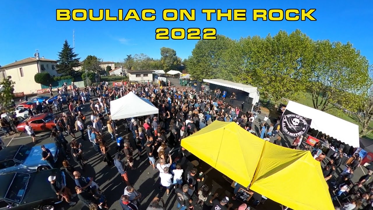 Bouliac On The Rock 2022 concerts de rock et voitures américaines YouTube