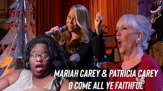 “O Come All Ye Faithful” Live by Mariah Carey & Patricia Carey | Reaction