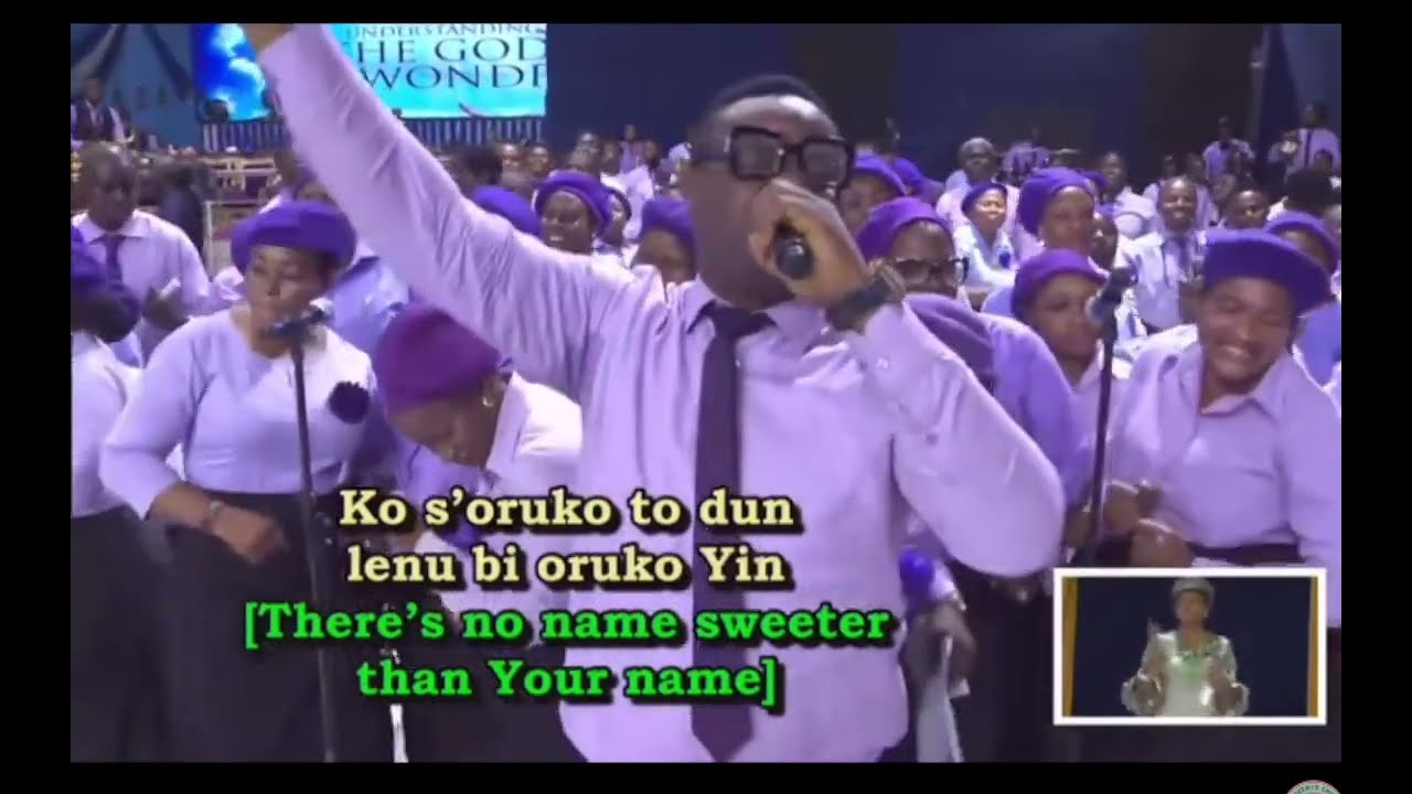 ORUKO JESU By KAY WONDER  NATIONAL MASS CHOIR MINISTRATION AT RCCG JUNE 2023 HOLY GHOST SERVICE