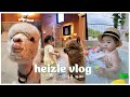 LIFE AS A MOM 🇰🇷 with Heizle + swimming and animal cafe | Erna Limdaugh