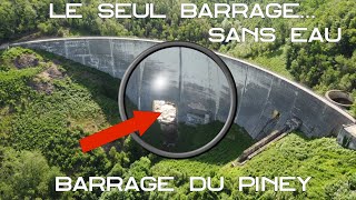 Barrage du Piney avec oeuvre d'Ella & Pitr