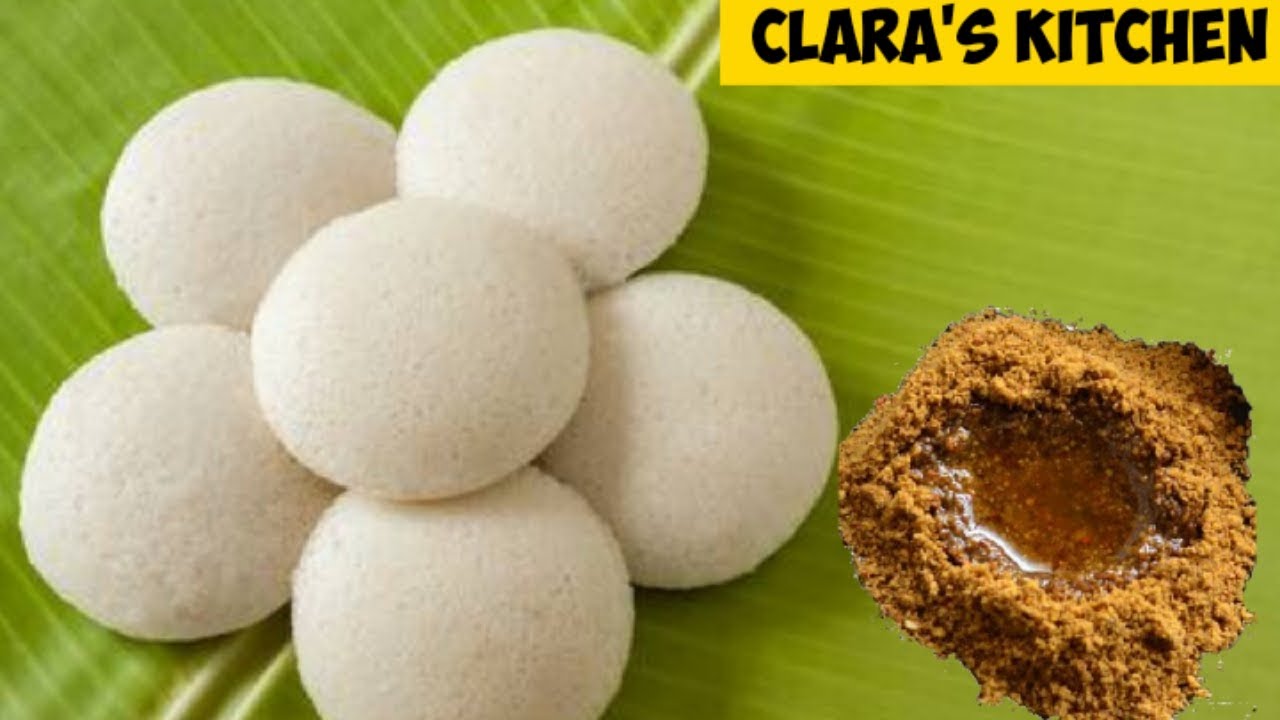 இட்லி பொடி செய்முறை | idli milagai podi recipe in tamil | idly powder seivathu eppadi | preparation | clara