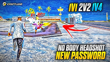 1V1,1V2, 1V4, NO BODY ONLY AUTO HEADSHOT MAP CODE | NEW PASSWORD | AUTO HEADSHOT HACK MAP 🤯 RUSHKEY