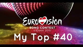 (2015) Eurovision Song Contest | My Top 40